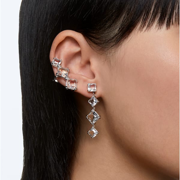 Millenia drop earrings, Single, Asymmetrical, Set